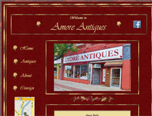 Tablet Screenshot of amoreantiques.com